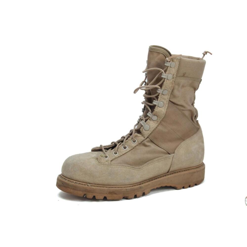 Vintage Corcoran Coyote Suede Marauder Military Jump Boots Y2K usa 4380 9.5 M